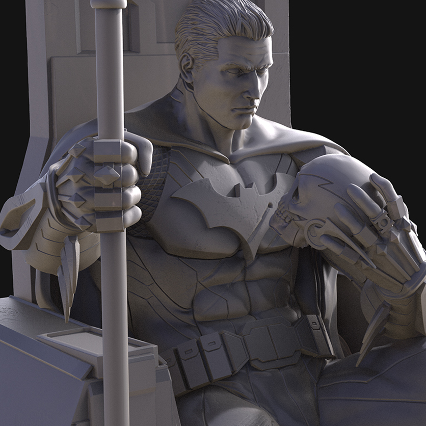 Batman: Contingency Plan. Figura en 3D - Barruz Studio