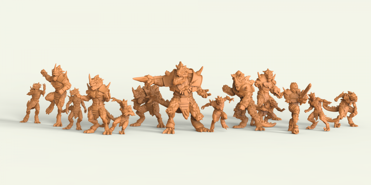 Miniaturas 3D para wargames