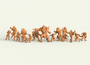 Miniaturas 3D para wargames