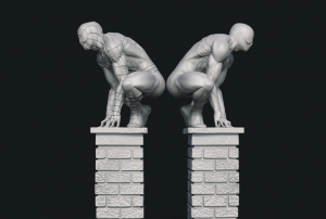 Miniatura 3D de Spiderman