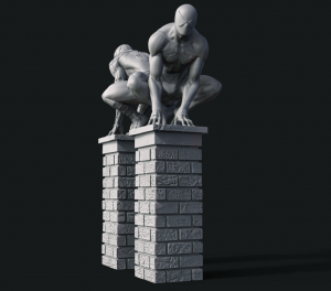 Miniatura 3D de Spiderman