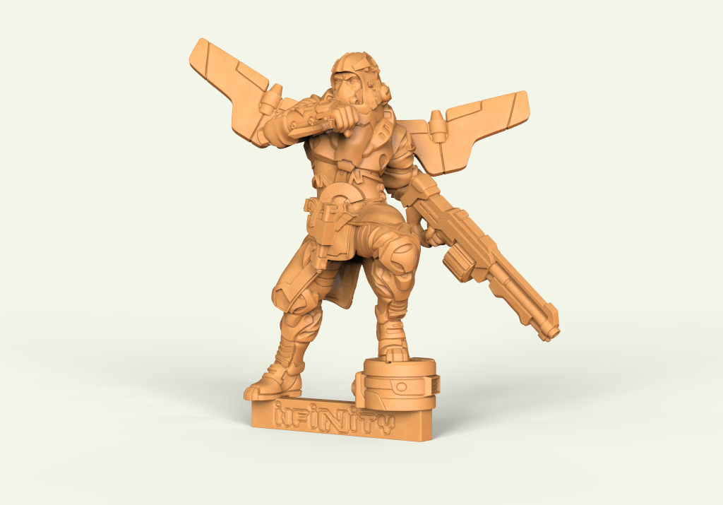 Miniatura 3D para wargame