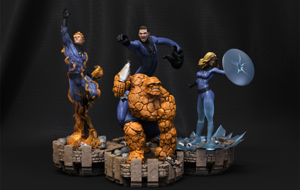 Fantastic Four 3D scene