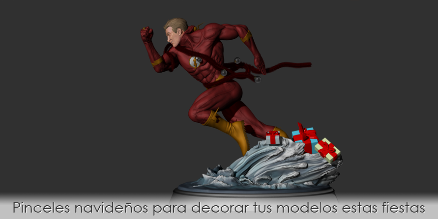 Pinceles navideños para decorar tus modelos estas fiestas