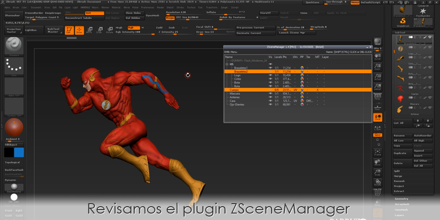 Revisamos el plugin ZSceneManager