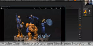 Master Class: Escultura Digital con ZBrush para impresión 3D