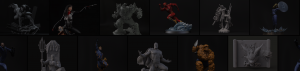 monográfico de preparación para producción de figuras y miniaturas con ZBrush