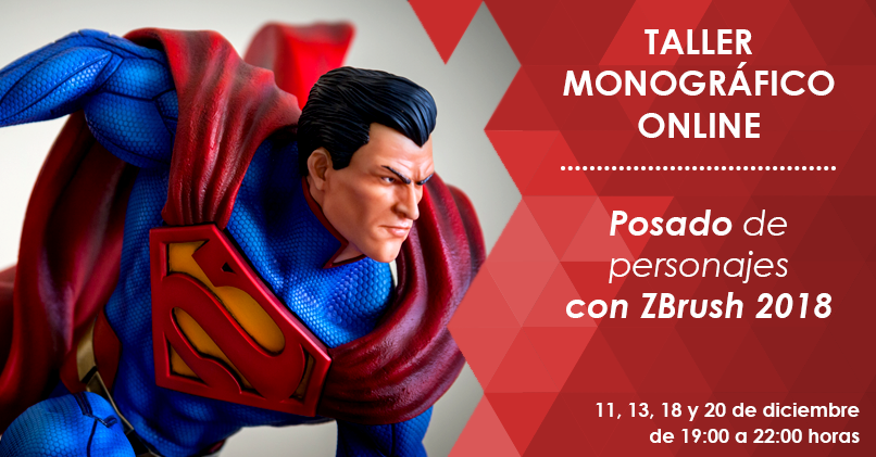 taller de posado de personajes con ZBrush 2018