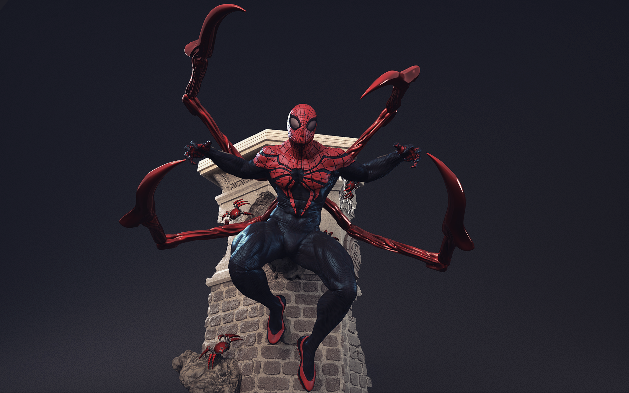 figura 3D de Superior Spider-Man