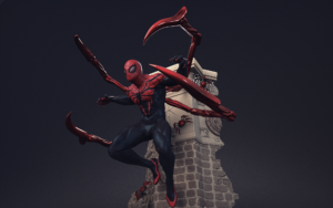 figura 3D de Superior Spider-Man