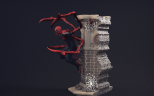 figura 3D de Superior Spider-Man