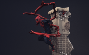 figura 3D de Superior Spider-Man