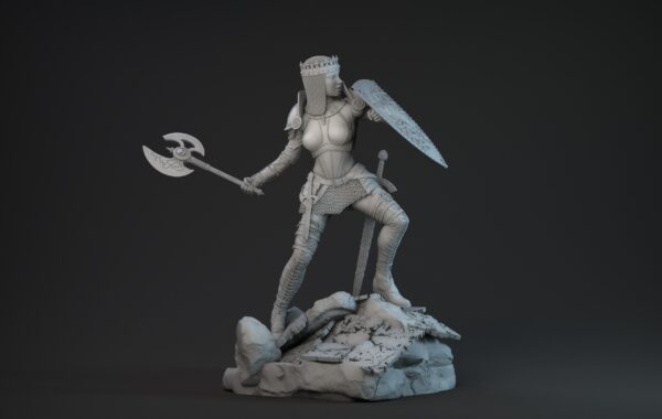 Figuras 3D Lady Knight