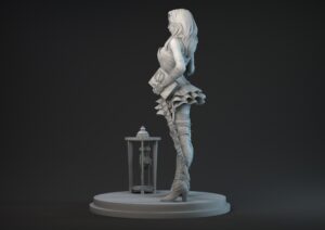 Steampunk lady miniatura