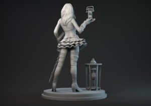 Steampunk lady miniatura