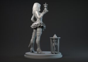 Steampunk lady miniatura