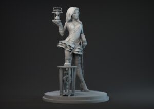 Steampunk lady miniatura