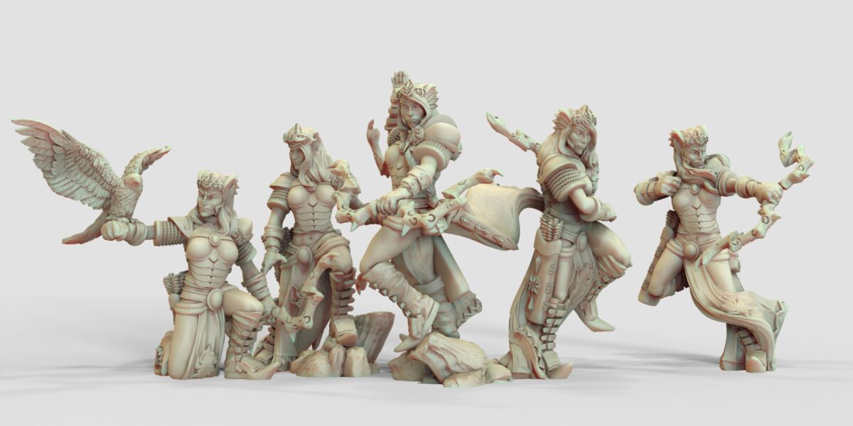 Miniaturas 3D juego Chronopia