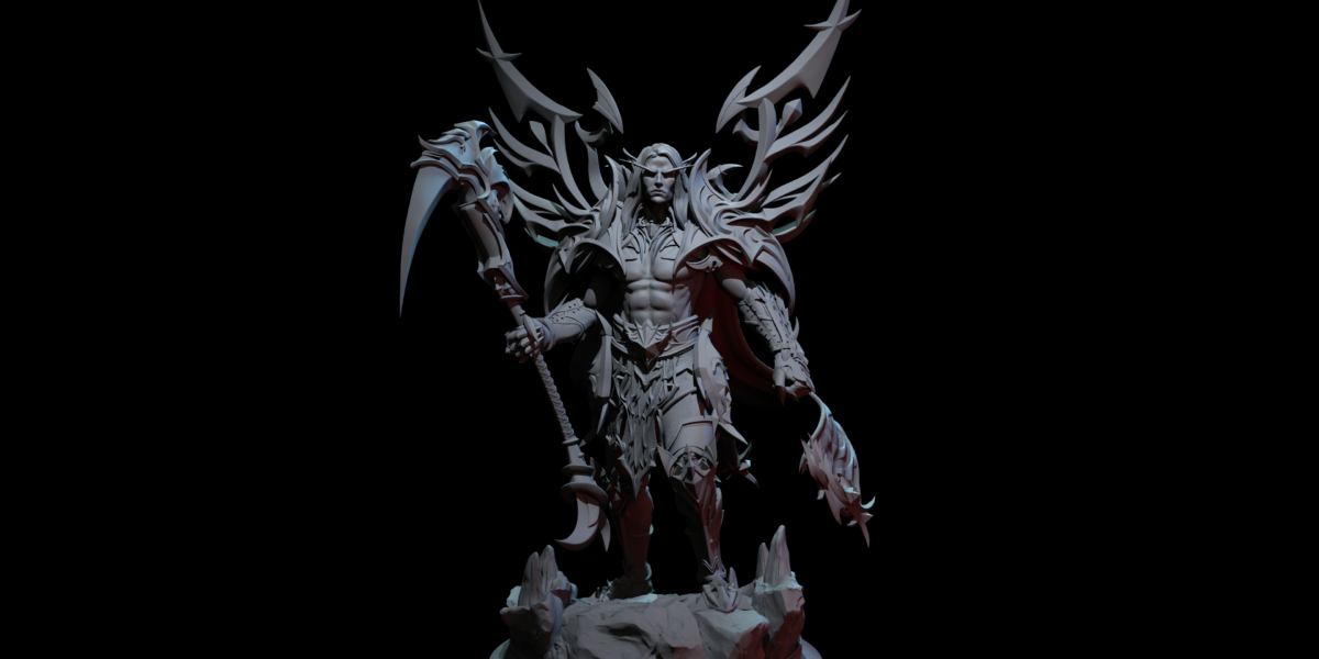 Escultura digital de Aurseth Void