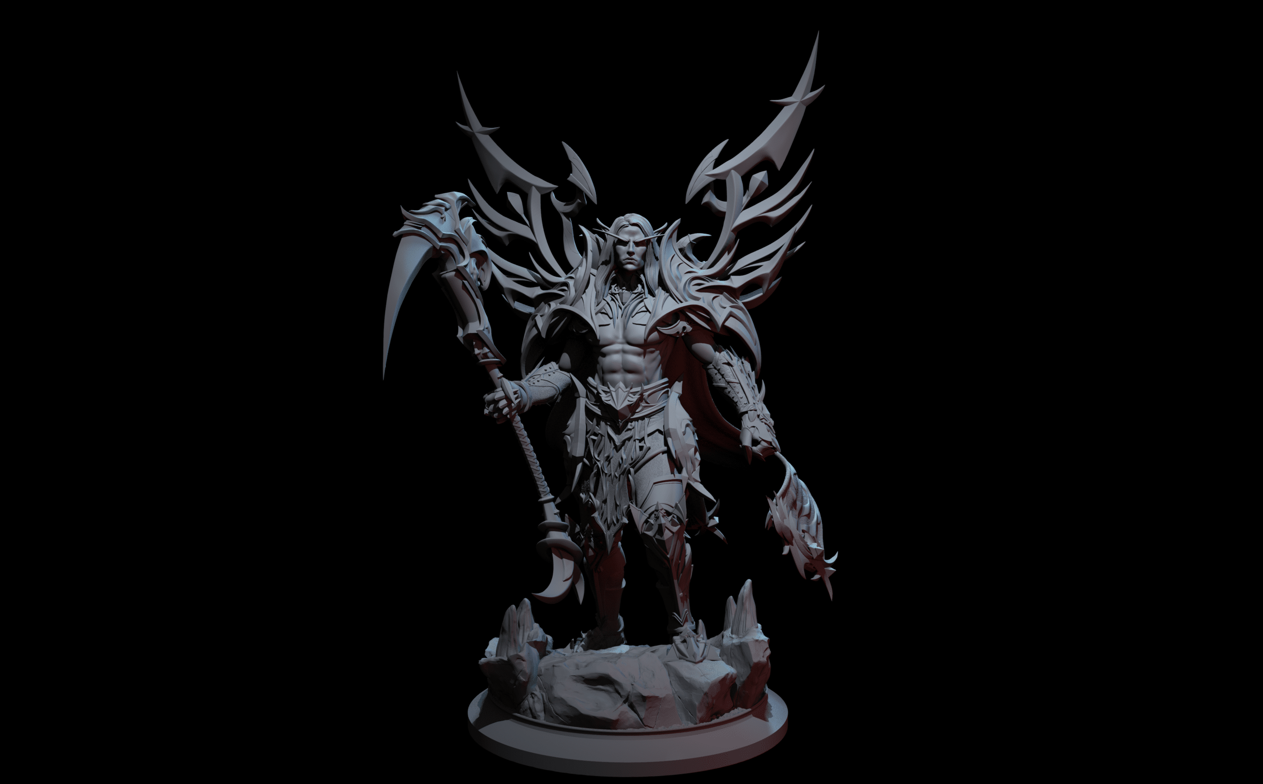 Escultura digital de Aurseth Void